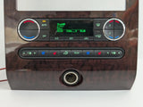 2007-2014 Ford Expedition Audio Radio AC Air Climate Control Bezel Woodgrain OEM AL14-18C612-BB - product image