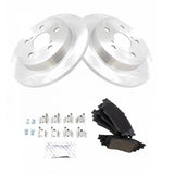 Rear Ceramic Brake Pad & Rotor Kit for Toyota Camry, RAV4, Avalon, C-HR & Lexus ES, NX, UX