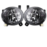 Front Bumper Fog Light Pair with Bulbs for 2008-2012 Audi A4 S4 & 2009-2011 A6 S6