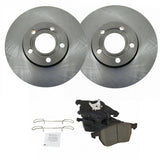 Front Ceramic Brake Pad & Rotor Kit for 1999-2004 Audi A4 & 2000-2004 VW Passat