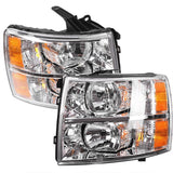 Left and Right Headlight Set for 2007-2014 Chevrolet Silverado 1500 2500 HD 3500 HD 22853028