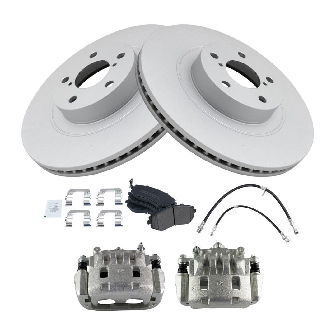 Front Brake Pad, Rotor and Caliper Kit for 2008-2009 Subaru Legacy