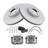 Front Brake Pad, Rotor and Caliper Kit for 2008-2009 Subaru Legacy