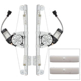 Brock Regulator With Motor-Upgraded Glass Guide Kit Fit 500 500c 500e Left Right 2552-2015LRC4 - product image