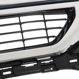 Silver and Black Mesh Front Upper Grille for 2021-2022 Ford F-150 ML3Z-8200-KA