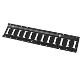 E-Track Tie Down Rail 2 ft 2 Pack Powder Coated Steel