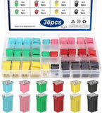 36x Fuse Car Fuses Assortment Kit Automotive Tall/Standard Low Profile For Jcase – product image 2