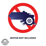 Window Regulator without Motor For 1999-2006 Golf Gen 4 with Panel Front Right 8553-0002R - product image
