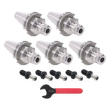 CAT40 ER16 Collet Chuck 5 Pack with Pull Studs G2.5 Balanced