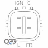New Regulator, Alt For Honda CR-V L4 2.4L 07-09 126600-0140 126600-0149 GA2A3350 PPIN6335 – alternate view