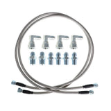 52 Inch Stainless Braided Transmission Cooler Hose Kit for TH350 TH400 700R4