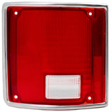 Tail Light Lens for 1975-1986 C10 Lens with Chrome Trim Left 5968329 1975-1986 C20 1222-0009L - product image