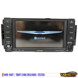 Jeep Dodge Chrysler RBZ MyGIG 430 UConnect Touchscreen Radio DVD Player OEM P05064879AG - product image
