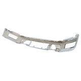 Chrome Steel Front Bumper without Sensor Holes for 2024-2025 Ford F-150