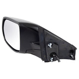 Power Side Mirror Pair Smooth Black for 2017-2022 Honda CR-V