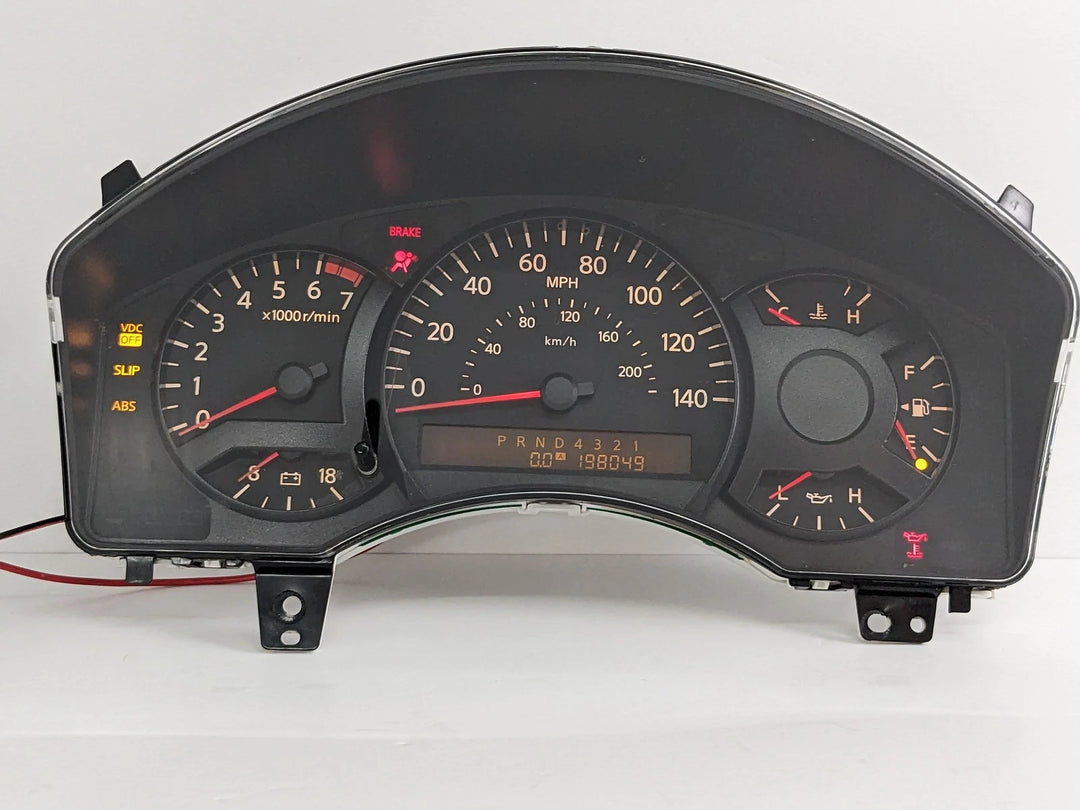 2006 Nissan Armada Titan 5.6L Speedometer Instrument Gauge Cluster MPH OEM 198K 24810-7S02E - product image