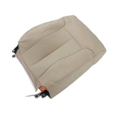Driver Bottom and Top Leather Seat Covers Tan for 2009-2014 Ford F-150 Lariat