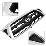 Front Grille and LED Black Headlight Set for 2005-2011 Toyota Tacoma