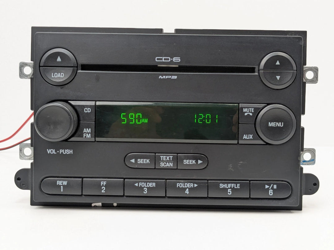 06-13 Ford E150 EXPLORER AM/FM Radio CD Player MP3 Receiver AUX 6CD Disc OEM 6L2T-18C815-BK - product image