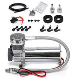 200 PSI 12V Air Ride Suspension Compressor with 3/8 NPT Leader Hose VAC01