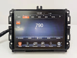 2014-2018 Jeep Cherokee Navigation Display Screen Monitor Radio Bezel Trim Vents OEM 68211959AI - product image
