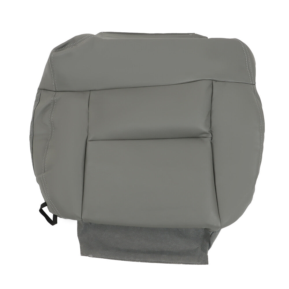 Gray Leather Front Seat Cover Set for 2004-2008 Ford F-150 Lariat FRSD0304DBTL