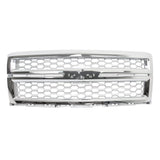 Front Upper Center Mesh Grille Chrome for 2014-2015 Chevrolet Silverado 1500 23259624