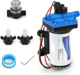 12V Diaphragm Water Pump 5.3 GPM 70 PSI with Pressure Switch 5059-1310-D011