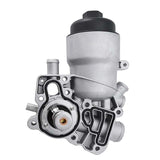 Oil Filter Housing with Oil Cooler 059115389K for 2010-2018 Audi Q7, Q5, A6, A8, VW Touareg and Porsche Cayenne 3.0L TDI