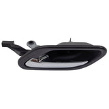 Inside Door Handle fits BMW 5 Series E39 7 Series E38 Driver Side Chrome & Black 8441-0001L - product image