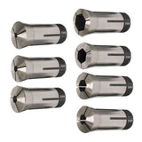 7 Piece 5C Hex Collet Set 1/4 to 7/8 Inch