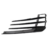 Black Outer Fog Light Hole Cover Pair for 2015-2017 Volkswagen GTI