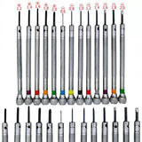0.6Mm-2.0Mm 13Pcs Watchmakers Screwdrivers Set Watch Glasses Flat Blade