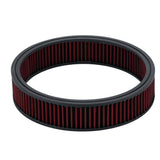 14 x 3 inch Round Air Cleaner with Washable Filter and Chrome Lid for 5-1/8 inch Carburetors AIT17R