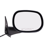 Power Mirror For 1998-2001 Ram 1500 Heated Manual Fold Set 55076488AB CH1321168 2332-4666LR - product image