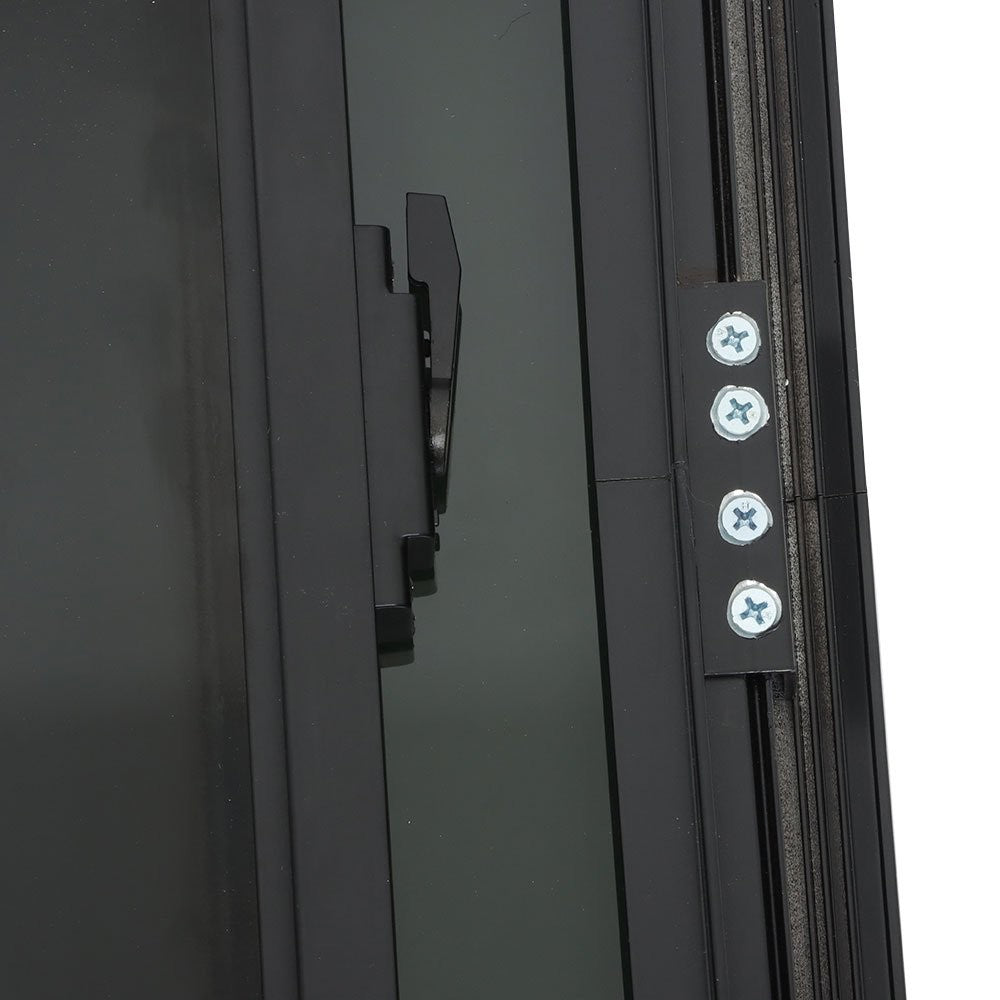 47 x 22 Inch RV Horizontal Sliding Window with Trim Ring for Campers and Trailers