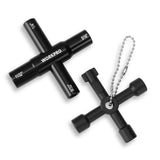 WORKPRO 2-Pack 4-Way Sillcock Keys and Utility Keys