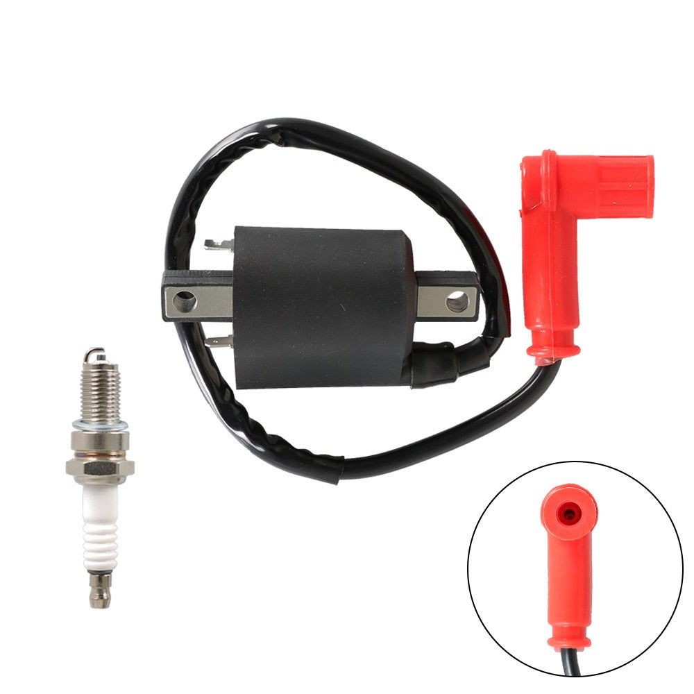 Ignition Coil and Spark Plug for 1985-1996 Yamaha G2 G5 G8 G9 G11 G14 Golf Carts J38-82310-20-00