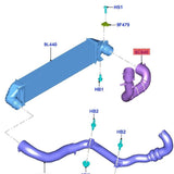 Charge Air Turbo Hose CV6Z6C640B for 2013-2016 Ford Escape 2.0L