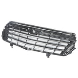 Front Upper Grille Chrome and Black for 2022-2023 Chevrolet Equinox