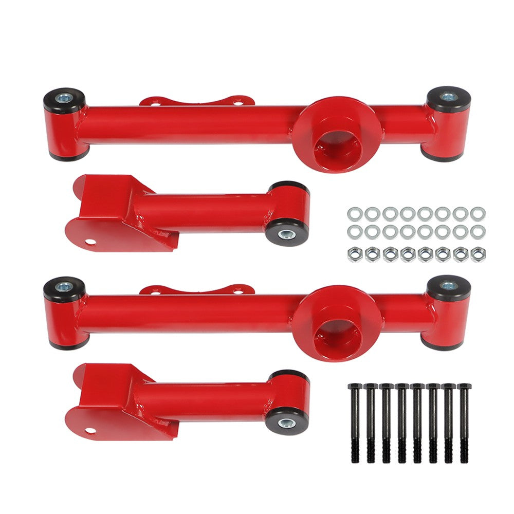 Rear Upper and Lower Tubular Control Arm Kit 4 Piece for 1983-2004 Ford Mustang