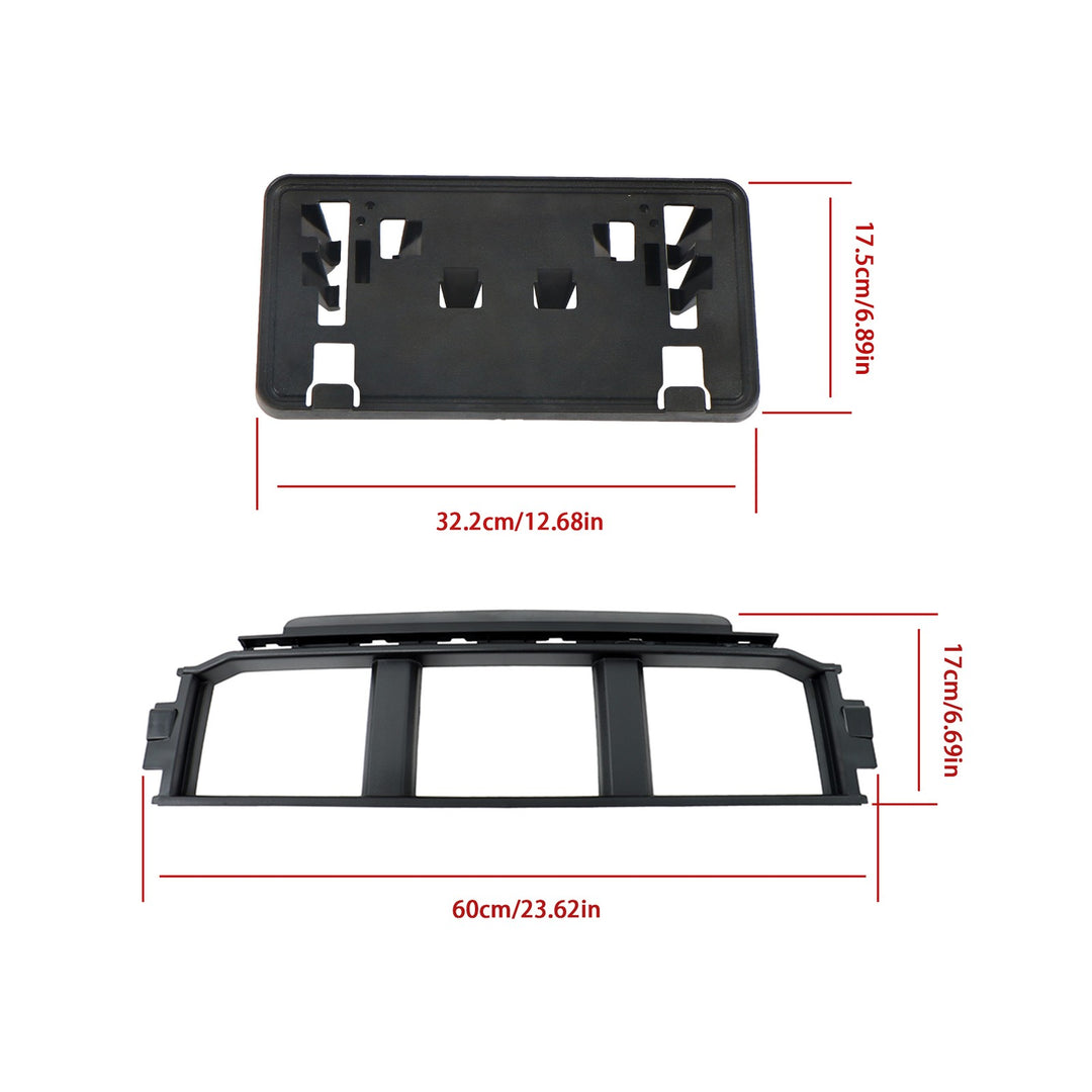 Front Bumper Corner Panel Grille Plate for 2021-2023 Ford F-150 ML3Z17B968BB