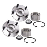 Front Wheel Hub & Bearing Kit Pair for 2010-2013 Ford Transit Connect