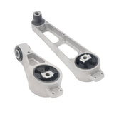 Front Right Upper and Lower Engine Mount Set for 2001-2003 Chrysler PT Cruiser 2000-2005 Dodge Neon 2.4L A2949