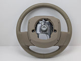 05-11 Lincoln Town Car Steering Wheel Tan Beige Leather Volume Cruise Switch OEM 5W73-3F563-B - product image