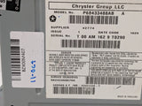 W/ CODE 12-20 Dodge Caravan Town & Country Radio Display Receiver Navigation OEM P68433488AB - product image