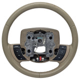05-11 Lincoln Town Car Steering Wheel Tan Beige Leather Volume Cruise Switch OEM 5W73-3F563-B - product image