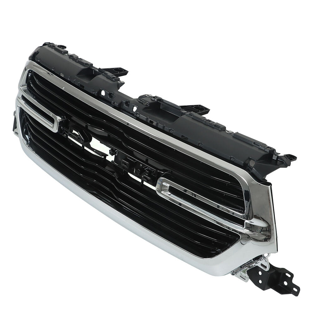 Front Upper Grille Black and Chrome for 2019-2022 Ram 1500 68366528