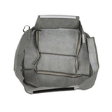 Gray Leather Front Seat Cover Set for 2004-2008 Ford F-150 Lariat FRSD0304DBTL
