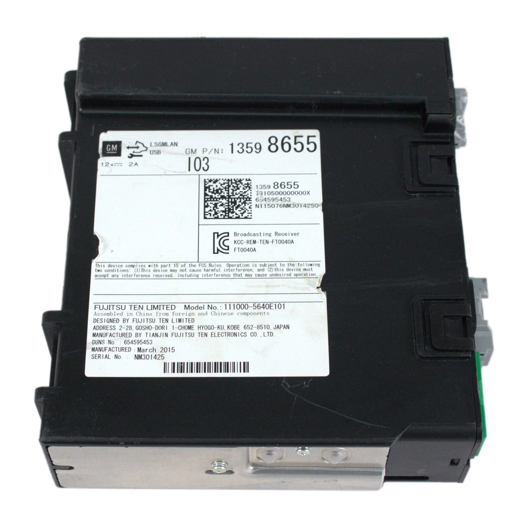 2015 Chevrolet Silverado 1500 2500 3500 AM FM Radio Media Player 13598655 - product image